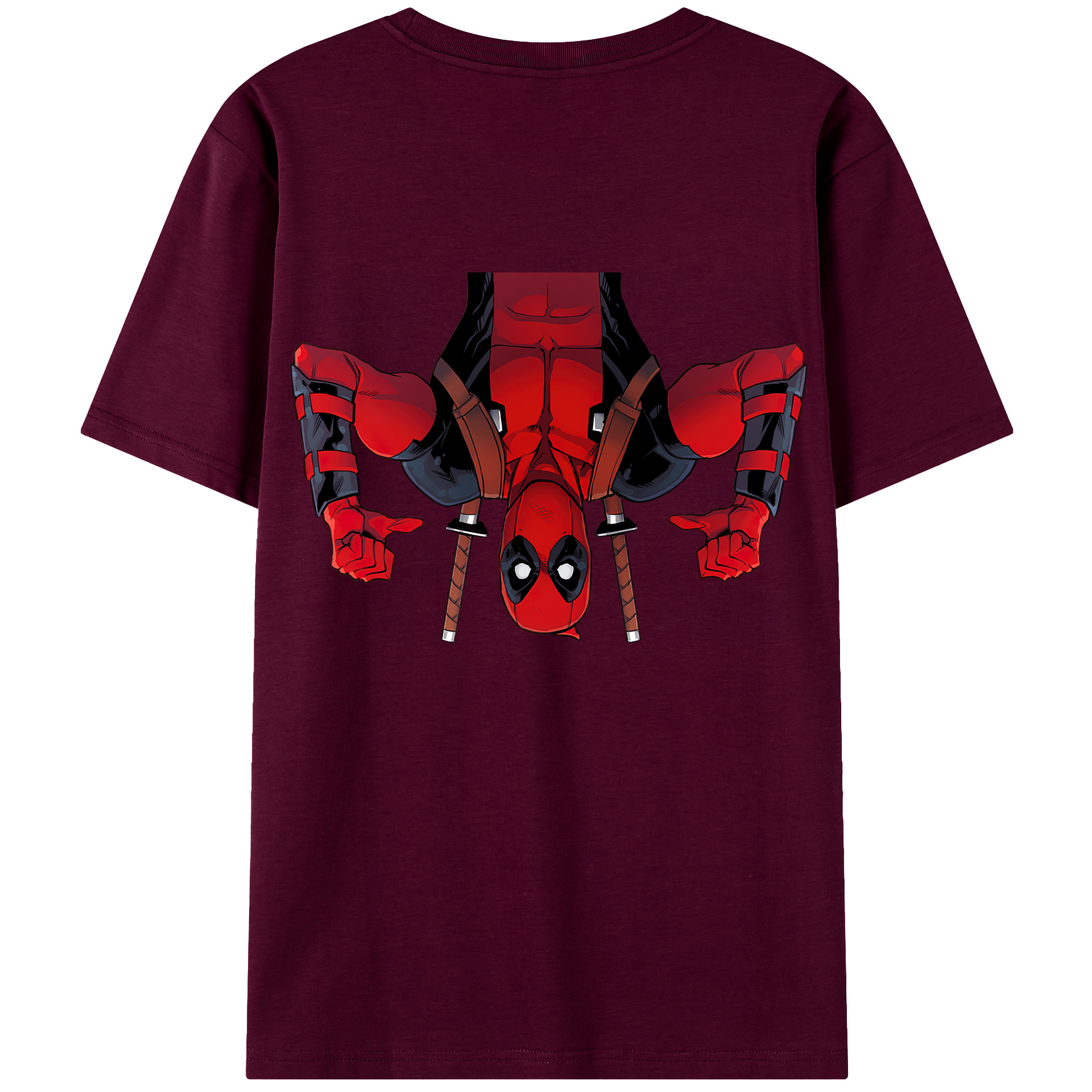 （画像用） Deadpool デッドプール レディース半袖Tシャツ(バックプリント)